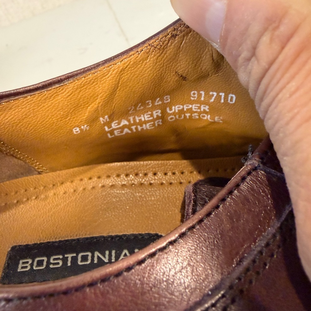 Bostonian Dark‎ Brown Leather Oxfords - Picture 10 of 10